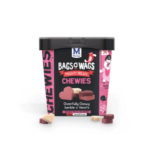 MONTEGO Bags O Wags Chewies 1.5kg Jumble o' Hearts