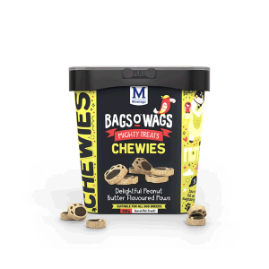 MONTEGO Bags O Wags Chewies 1.5kg Peanut Butter Paws
