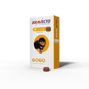 MSD Bravecto Dogs Toy 2 - 4.5kg : 112.5mg